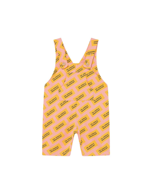 Mammoth baby jumpsuit Pink Baby Grows The Animals Observatory 