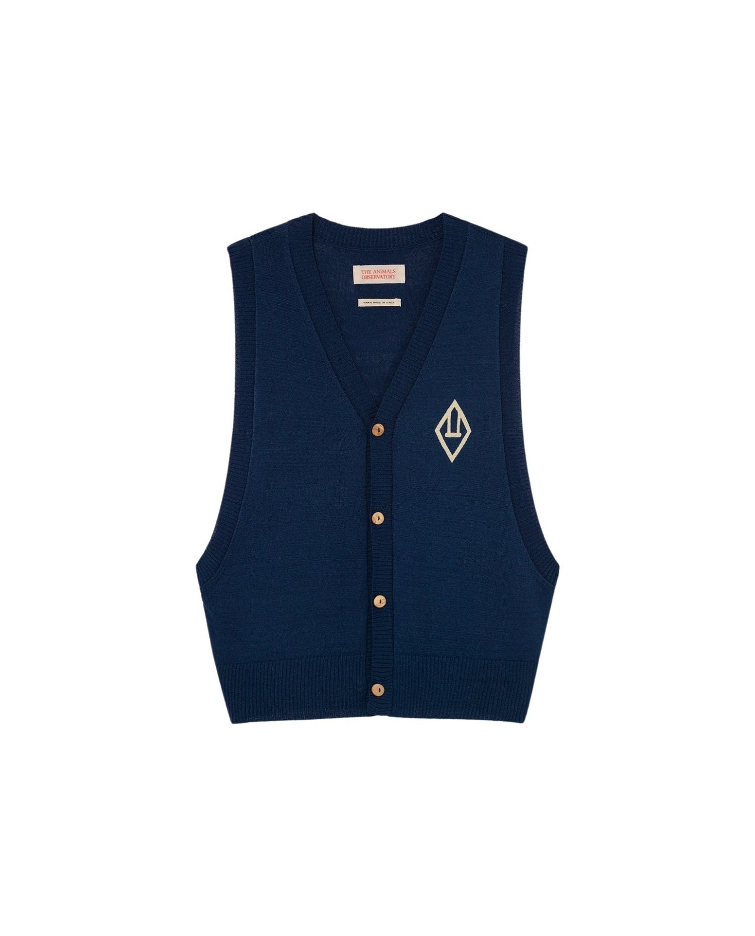 Parrot kids vest Navy Tops The Animals Observatory 