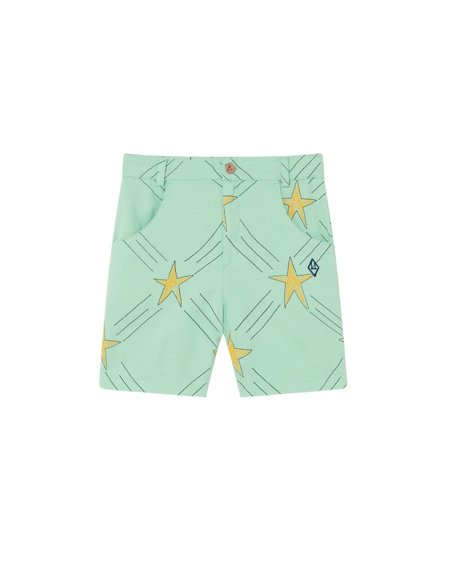 Pig kids shorts Blue Stars Shorts The Animals Observatory 