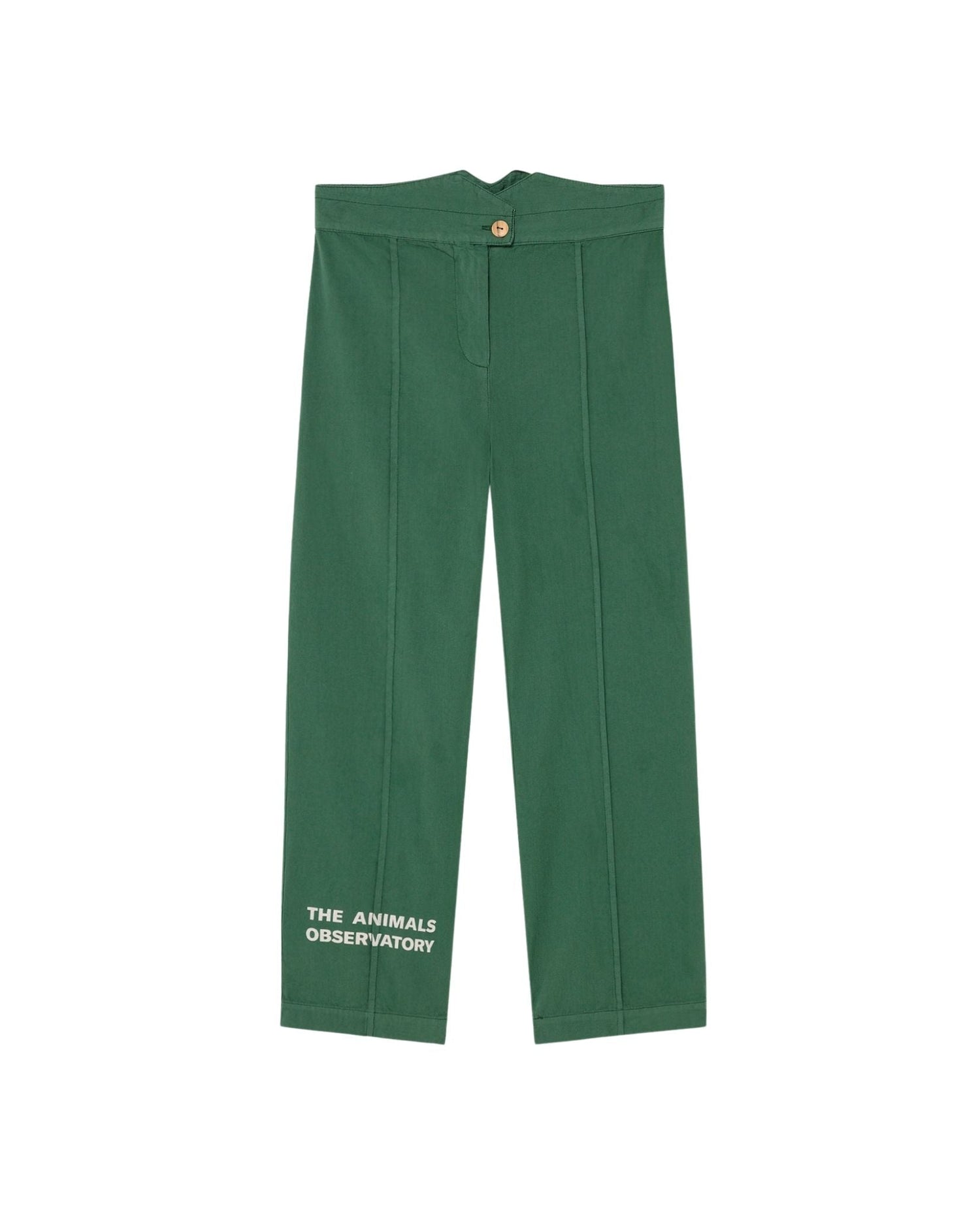 Porcupine kids pants green the animals Trousers The Animals Observatory 