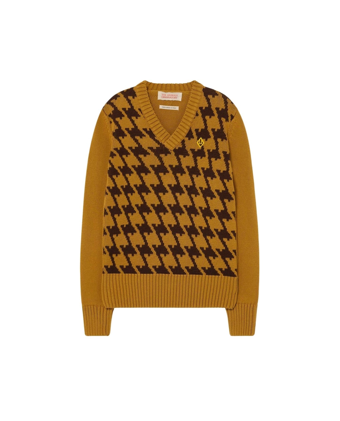 Toucan sweater Mustard Knitwear The Animals Observatory 