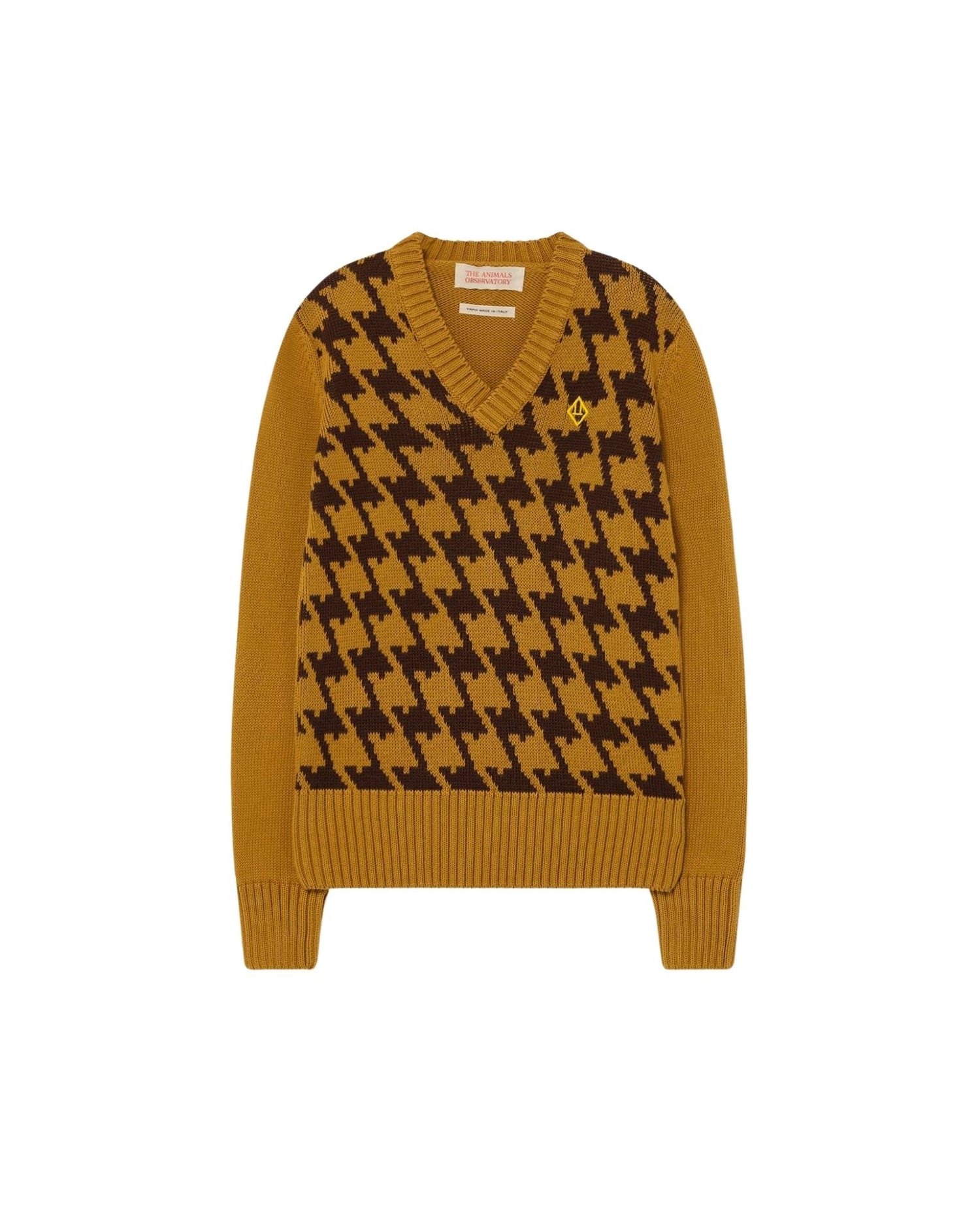 Toucan sweater Mustard Knitwear The Animals Observatory 