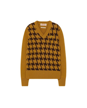 Toucan sweater Mustard Knitwear The Animals Observatory 