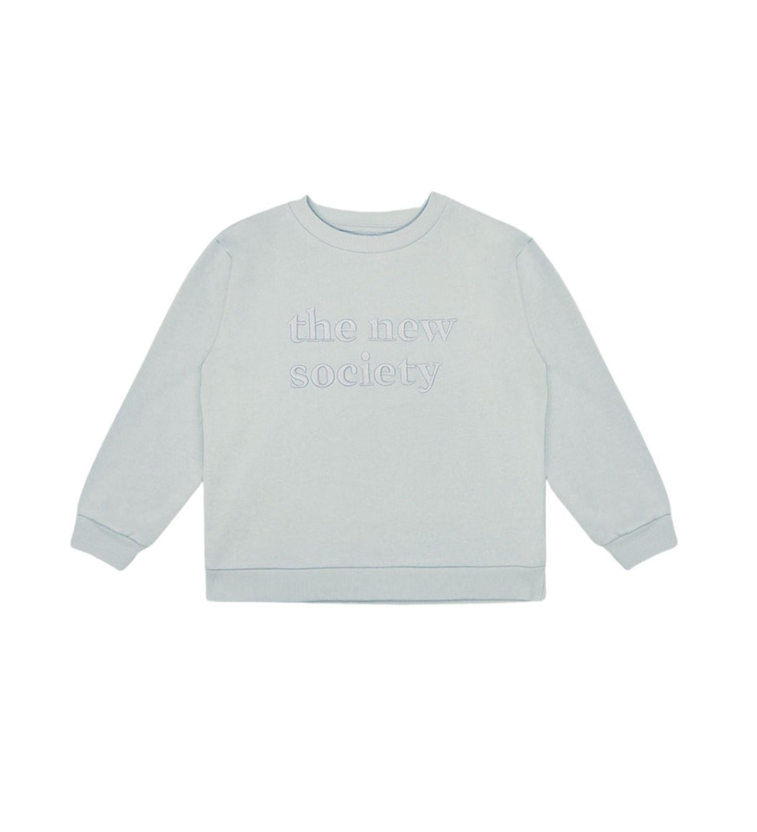 Hugo Sweater Pearl Blue Sweaters The New Society 