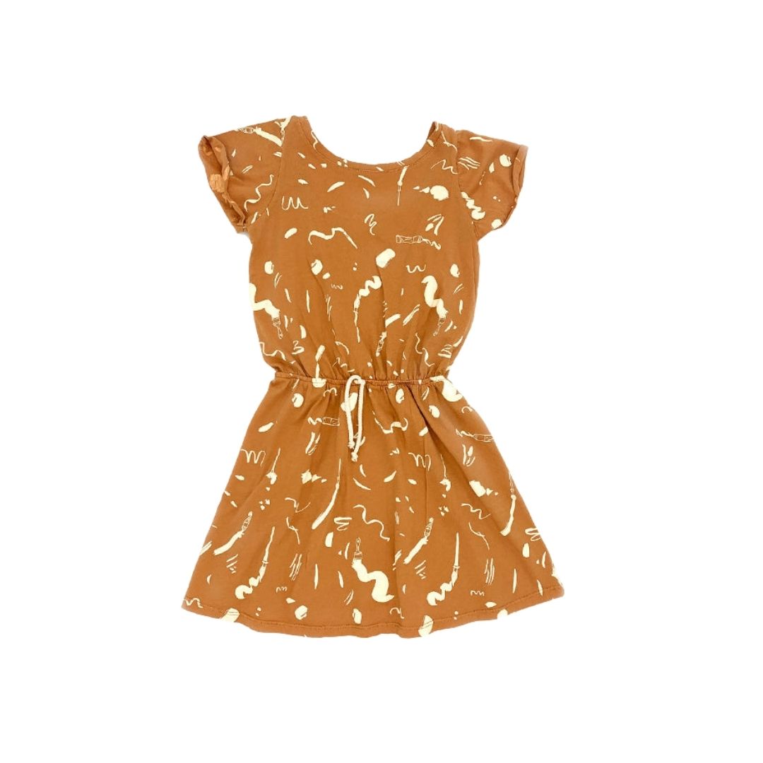 Sand clay allover dress Dresses Pinata Pum 