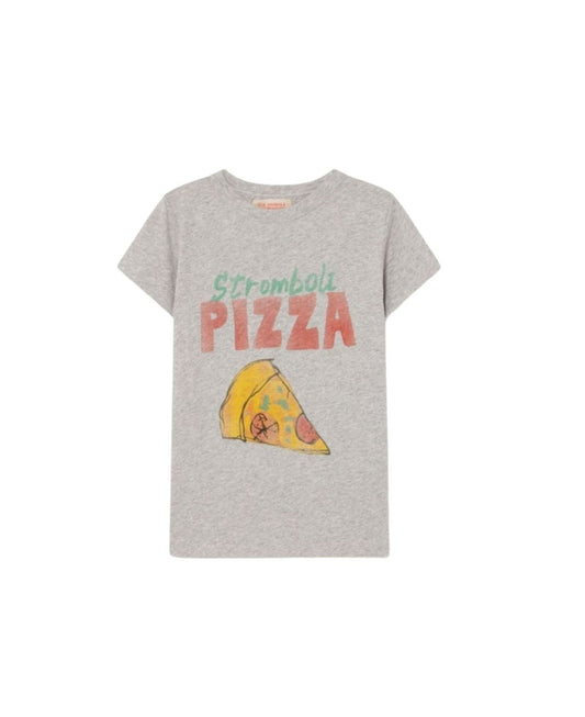 Hippo kids t-shirt Grey pizza Tops The Animals Observatory 