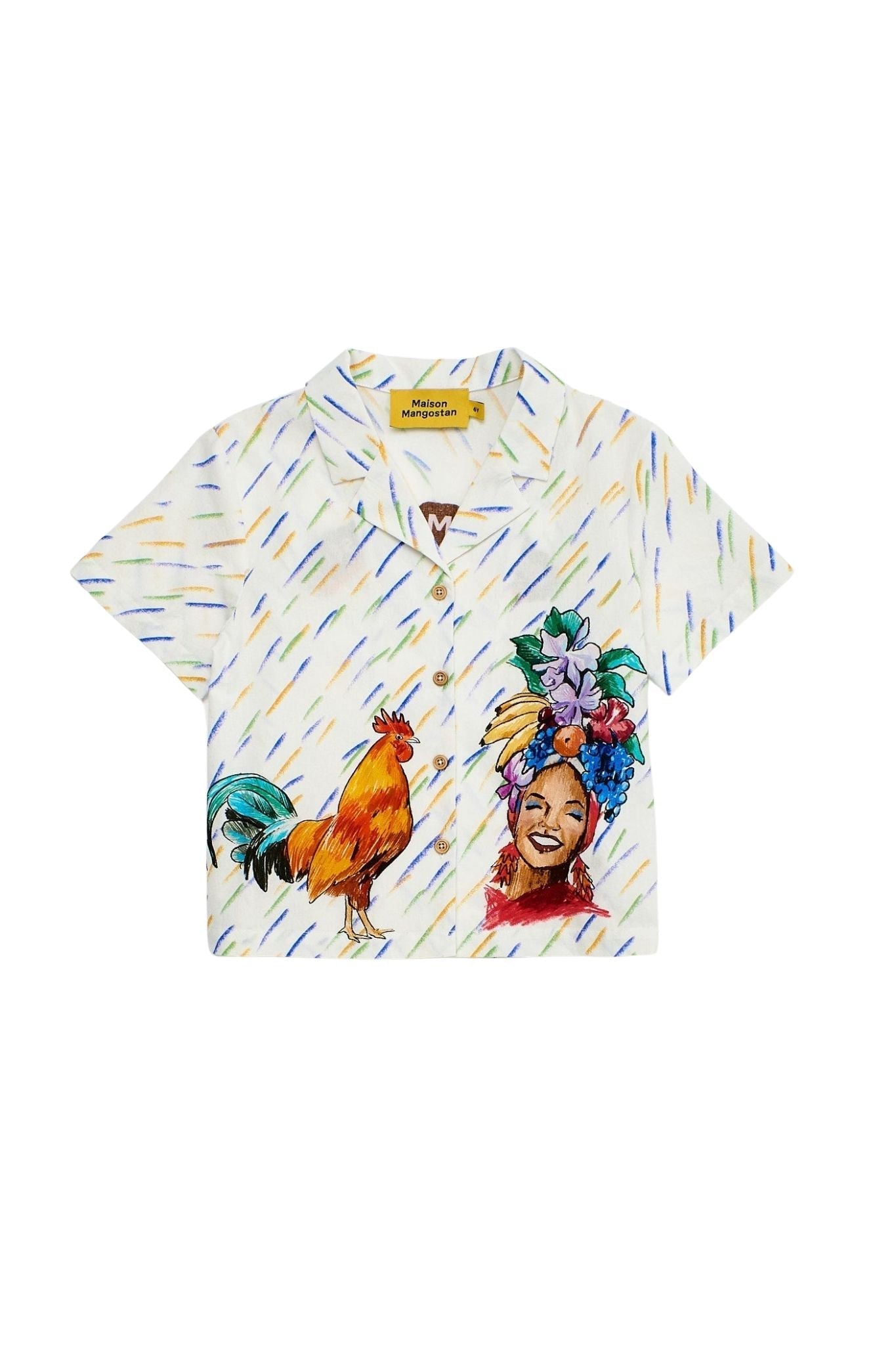 Chan Chan Shirt White Tops Maison Mangostan 