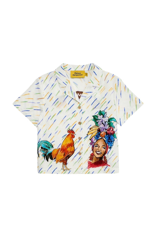 Chan Chan Shirt White Tops Maison Mangostan 