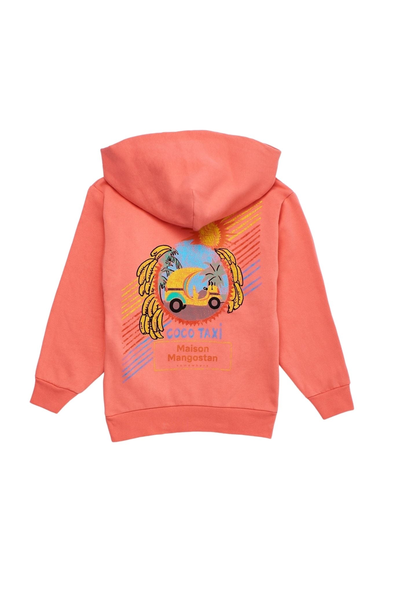 Coco Taxi Hoodie Coral Sweatshirts Maison Mangostan 