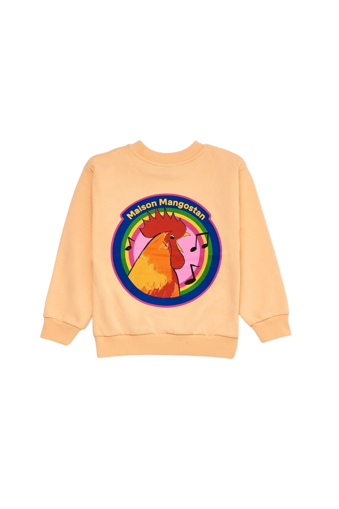 Rooster Sweatshirt Apricot Sweatshirts Maison Mangostan 
