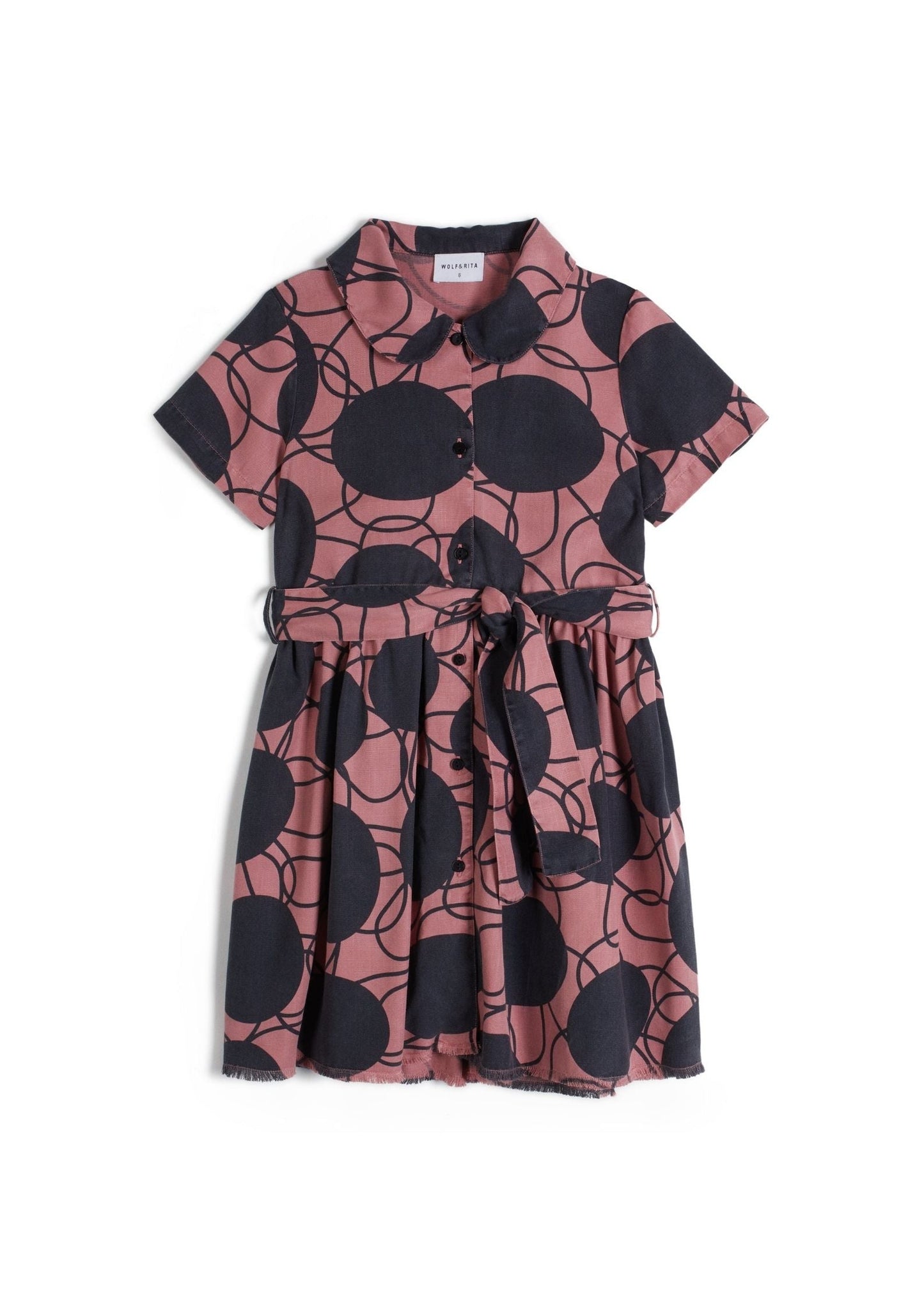 Elisabete Retro Flowers Pink Dresses Wolf & Rita 