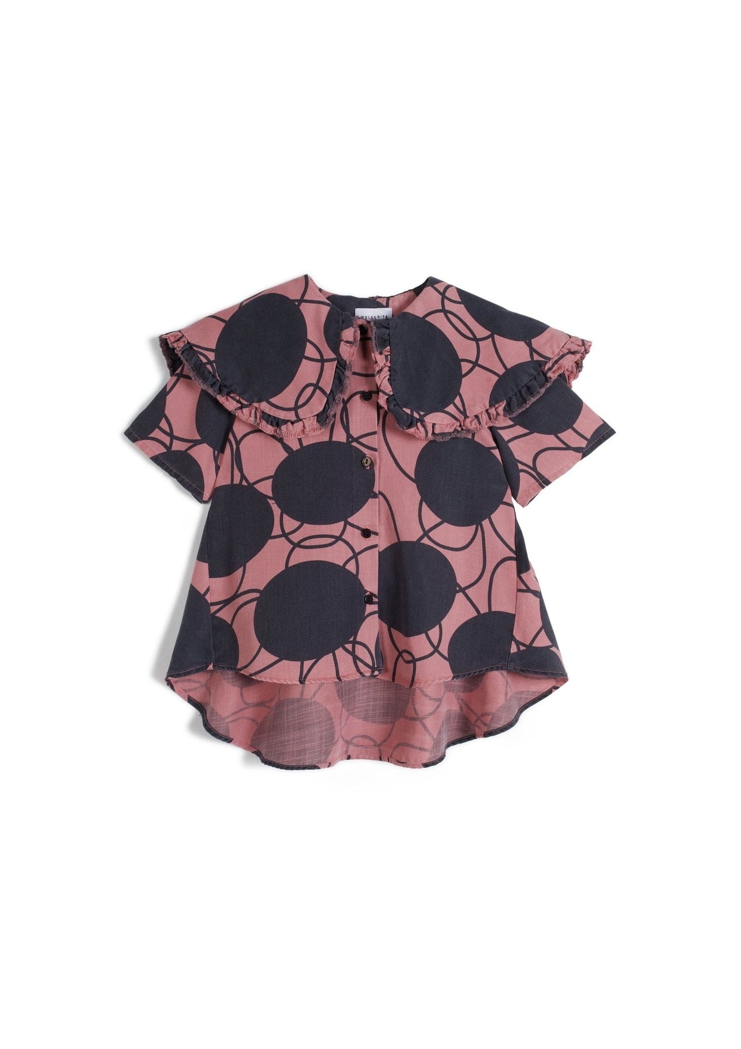Lua Retro Flowers Pink Tops Wolf & Rita 