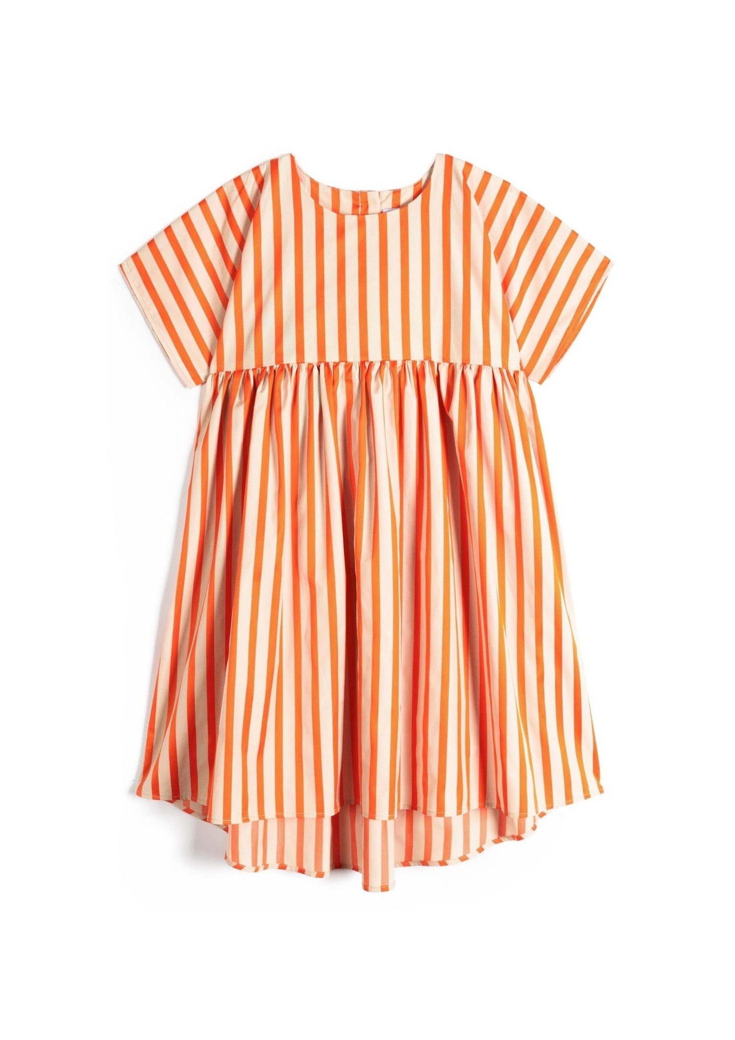 Silvia Orange Stripes Dresses Wolf & Rita 