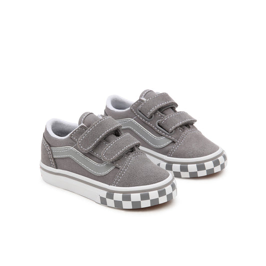 OLD SKOOL V Reflective sidestripe Checkerboard/Frost Grey - by Vans