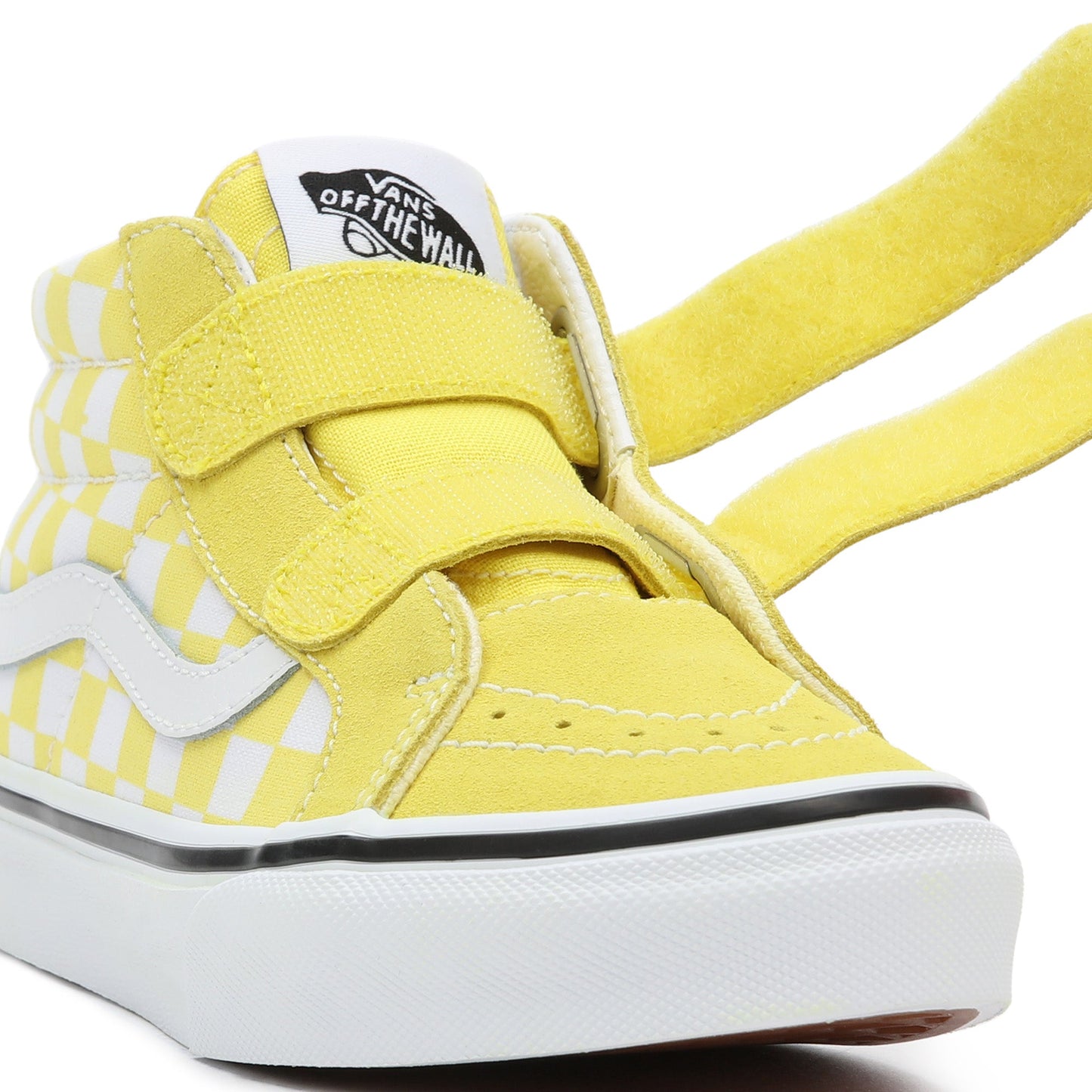 Sk8-Mid Reissue (Checkerboard) Blazing Yellow-True White - by Vans