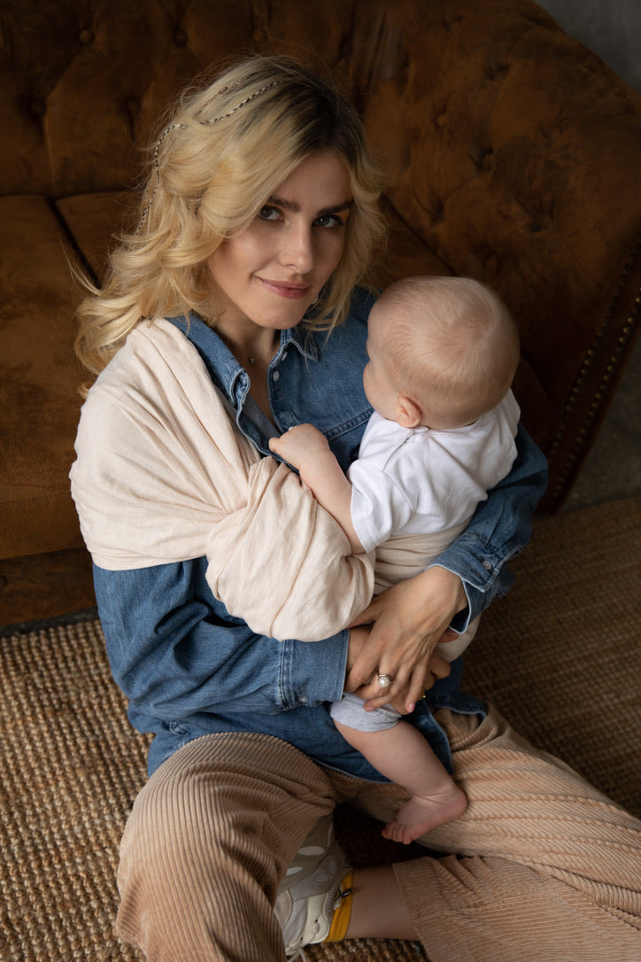 Linen Ring Sling: Vivien
