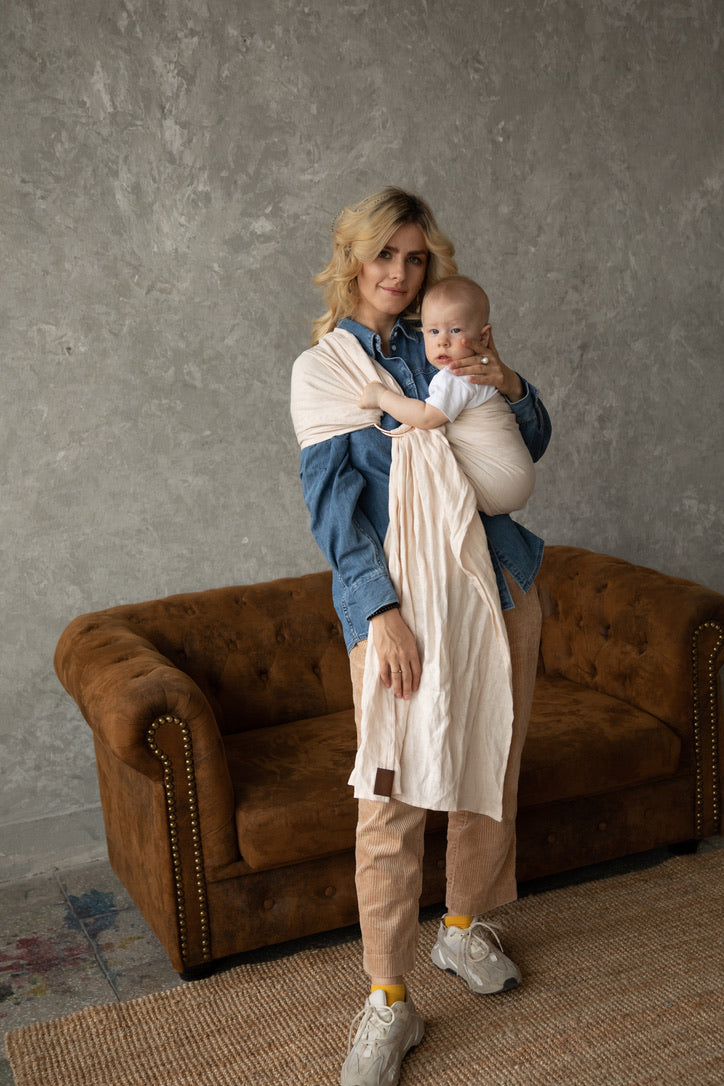 Linen Ring Sling: Vivien
