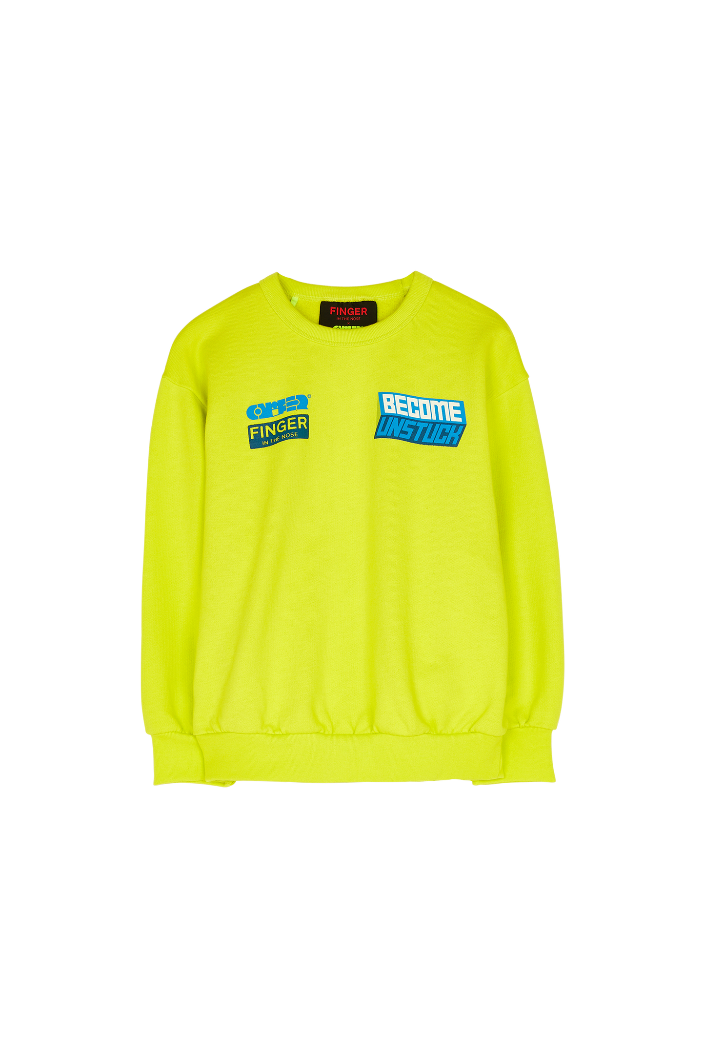 WAVE Fluo Lime Grow Up - Loose Sweater | Women