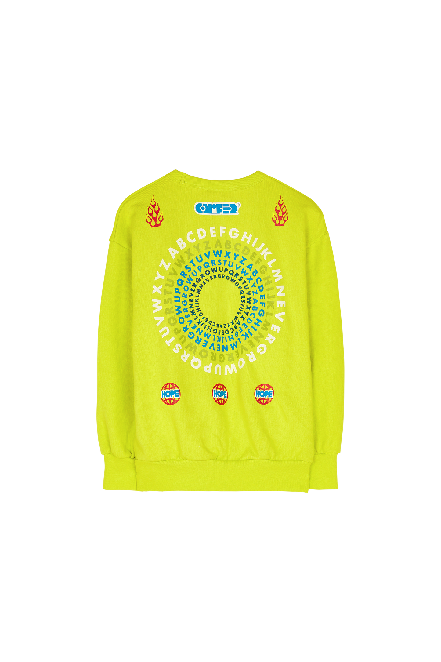 WAVE Fluo Lime Grow Up - Loose Sweater