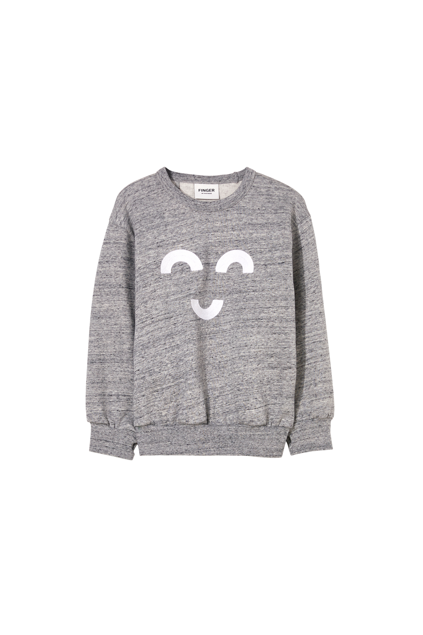 WAVE Heather Grey Macaroni - Loose Sweater | Women