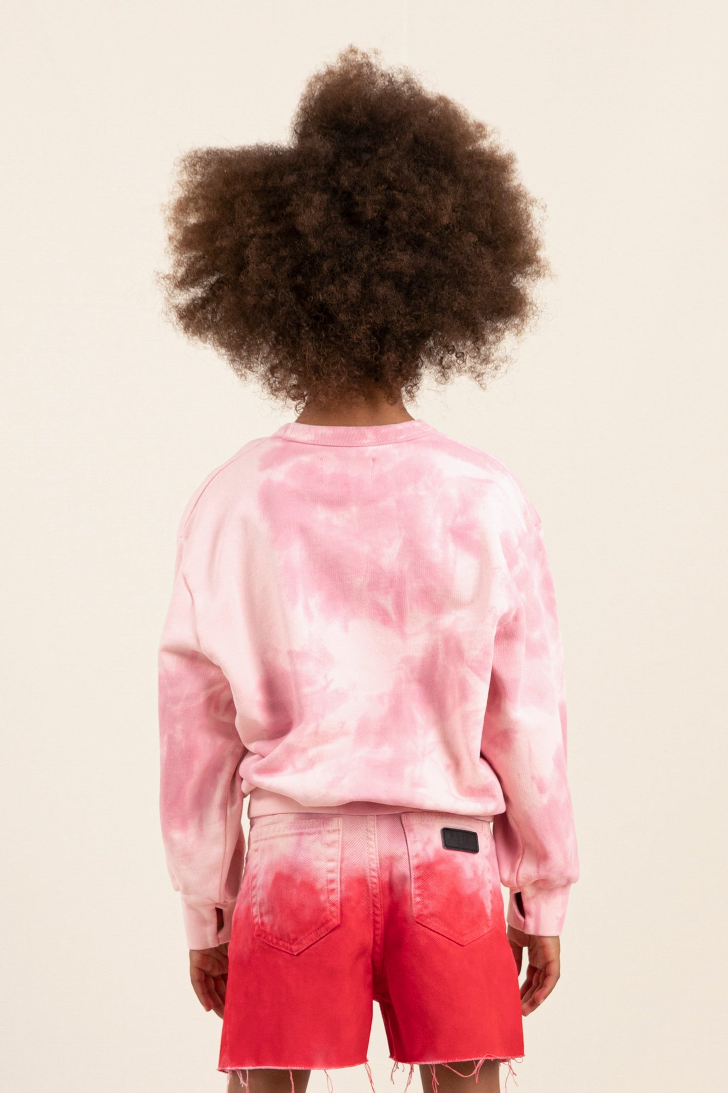 WAVE Soft Pink Tie & Dye - Loose Sweater | Women