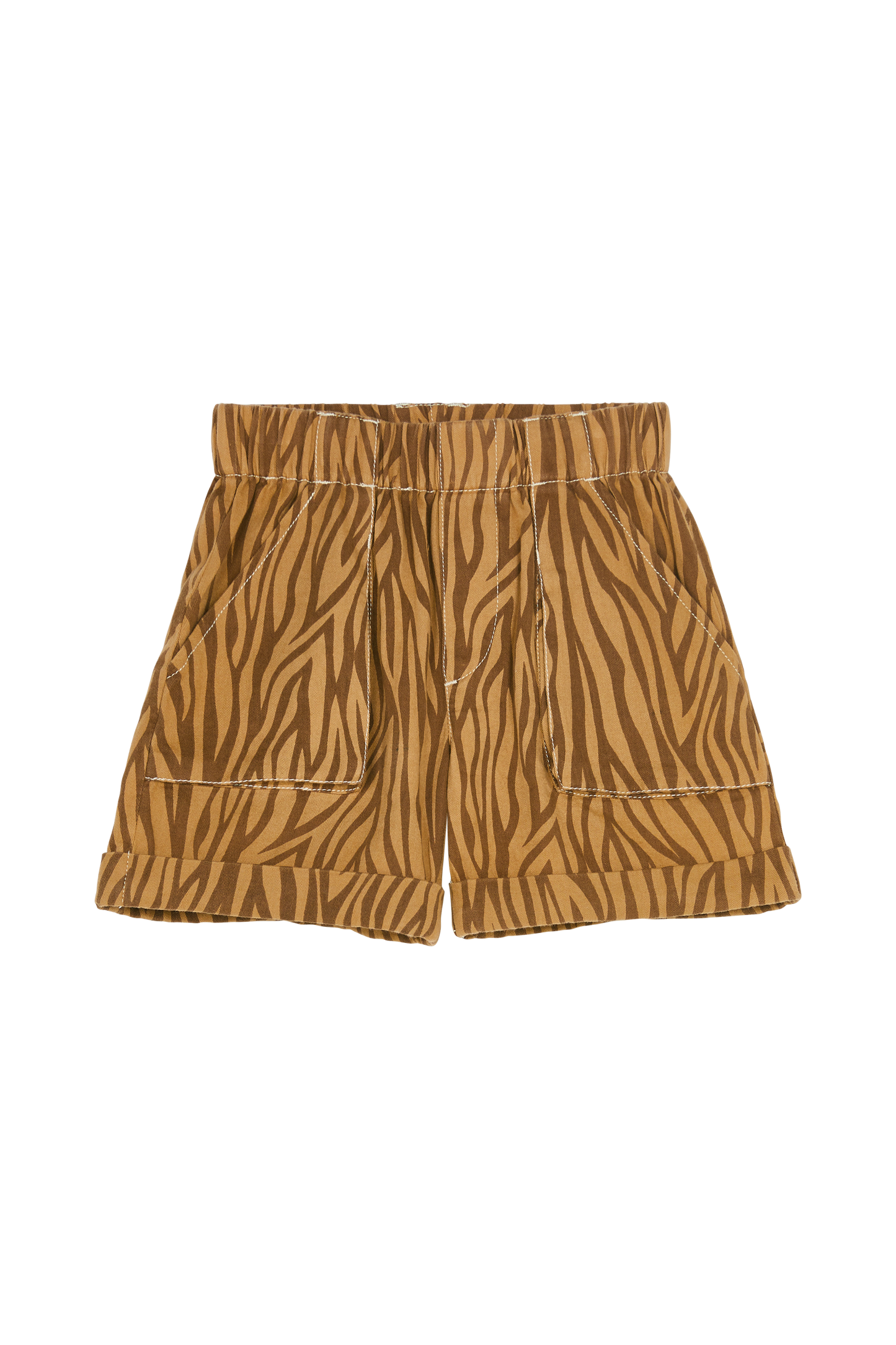 WEEK-END Biscuit Zebra - Elasticated Shorts