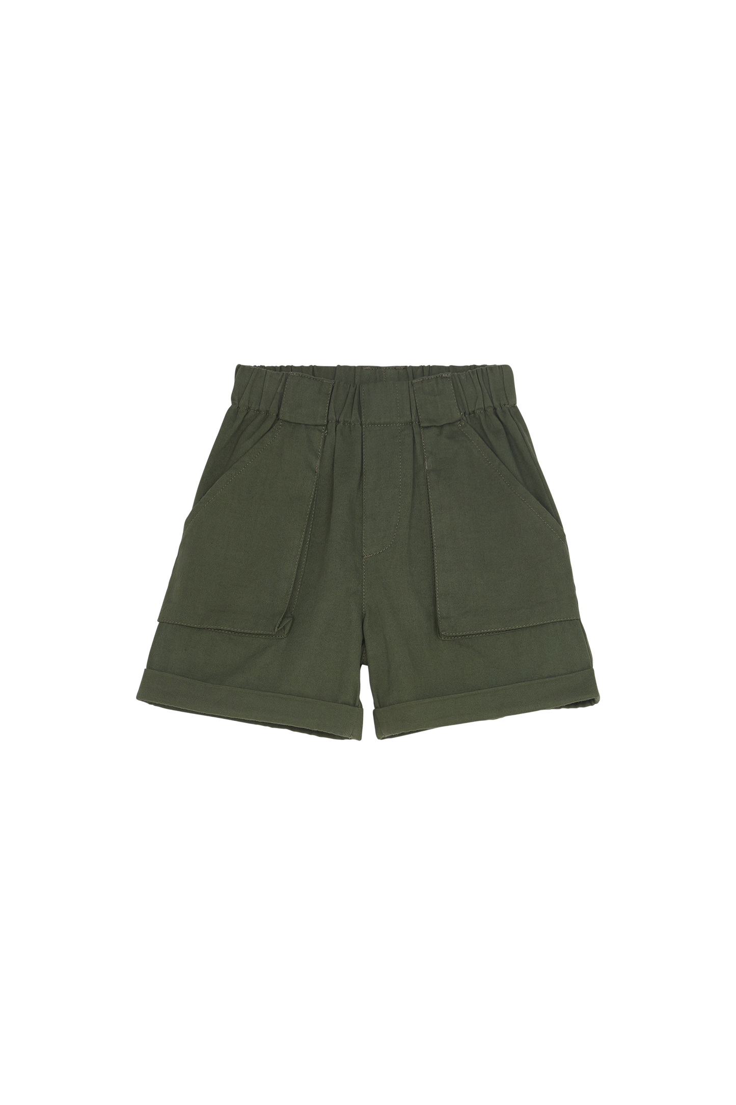 WEEK-END Khaki  - Elasticated Shorts | Women