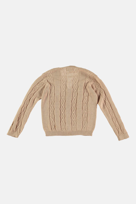 Wild flower knit cardigan Outerwear Coco au lait 