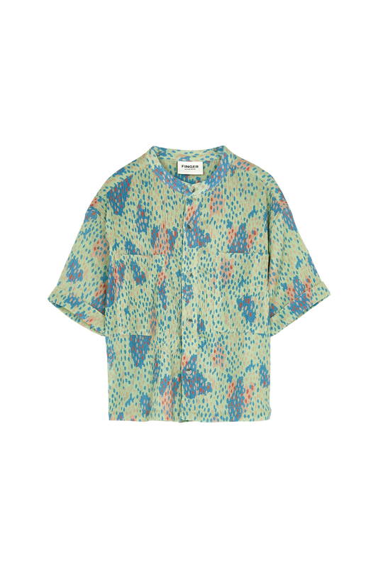 WONDER Pistache Camo - Oversized Shirt