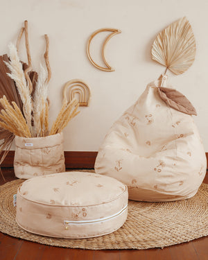 Powder Beige Pear Beanbag Beanbags Wigiwama 