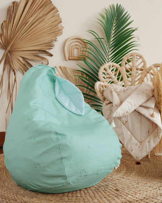 Minty Green Pear Beanbag Beanbags Wigiwama 