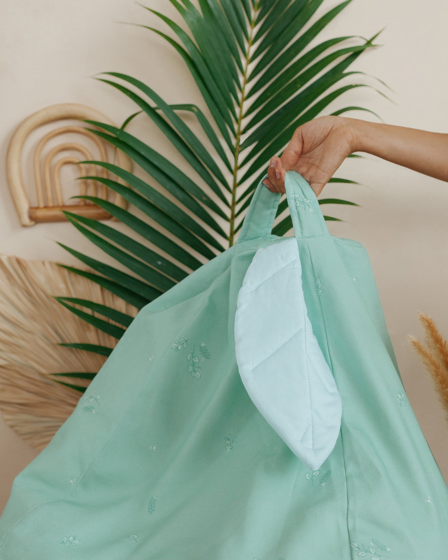 Minty Green Pear Beanbag Beanbags Wigiwama 