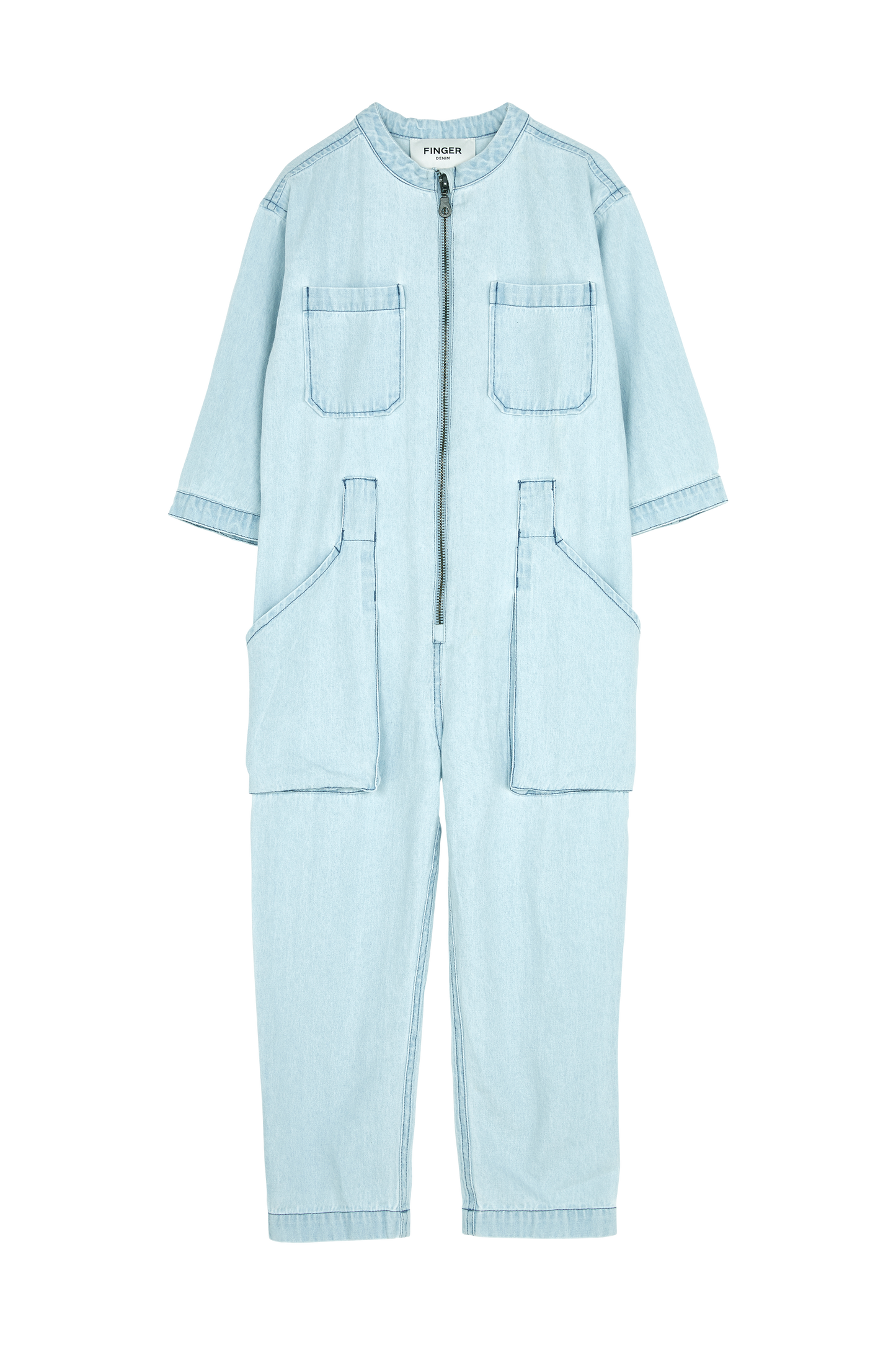 ZEBRA Bleached Blue Denim - Jumpsuit | Women