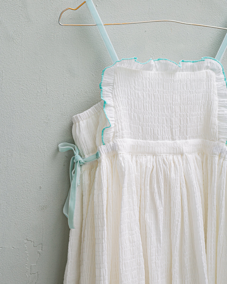 Ada Dress in Plie White Dresses Cosmosophie 