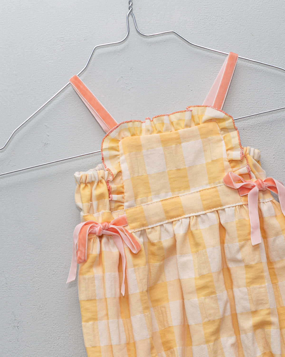 Ada Romper in Yellow Baby Grows Cosmosophie 