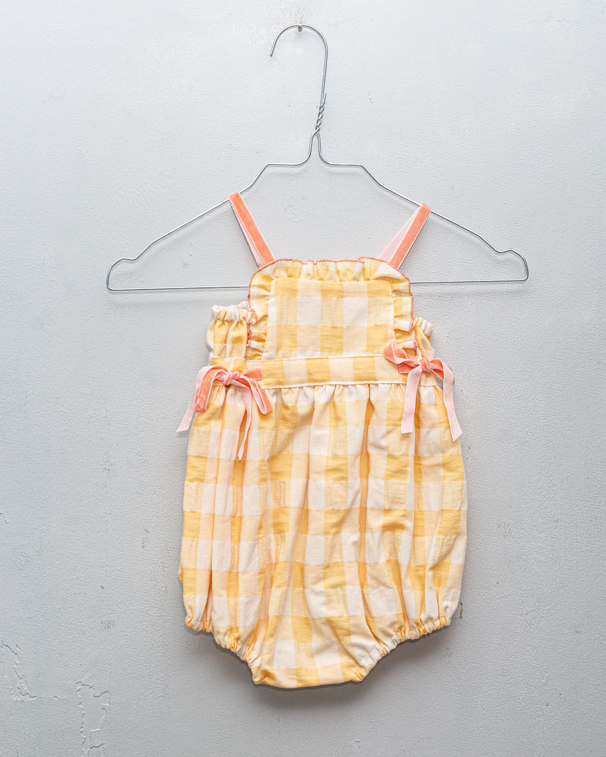 Ada Romper in Yellow Baby Grows Cosmosophie 