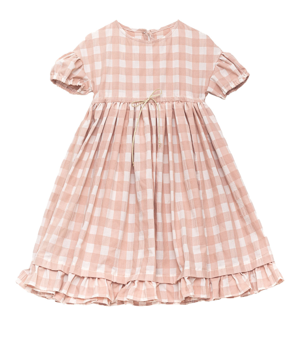Alice Dress Vichy Pink Dresses Cosmosophie 