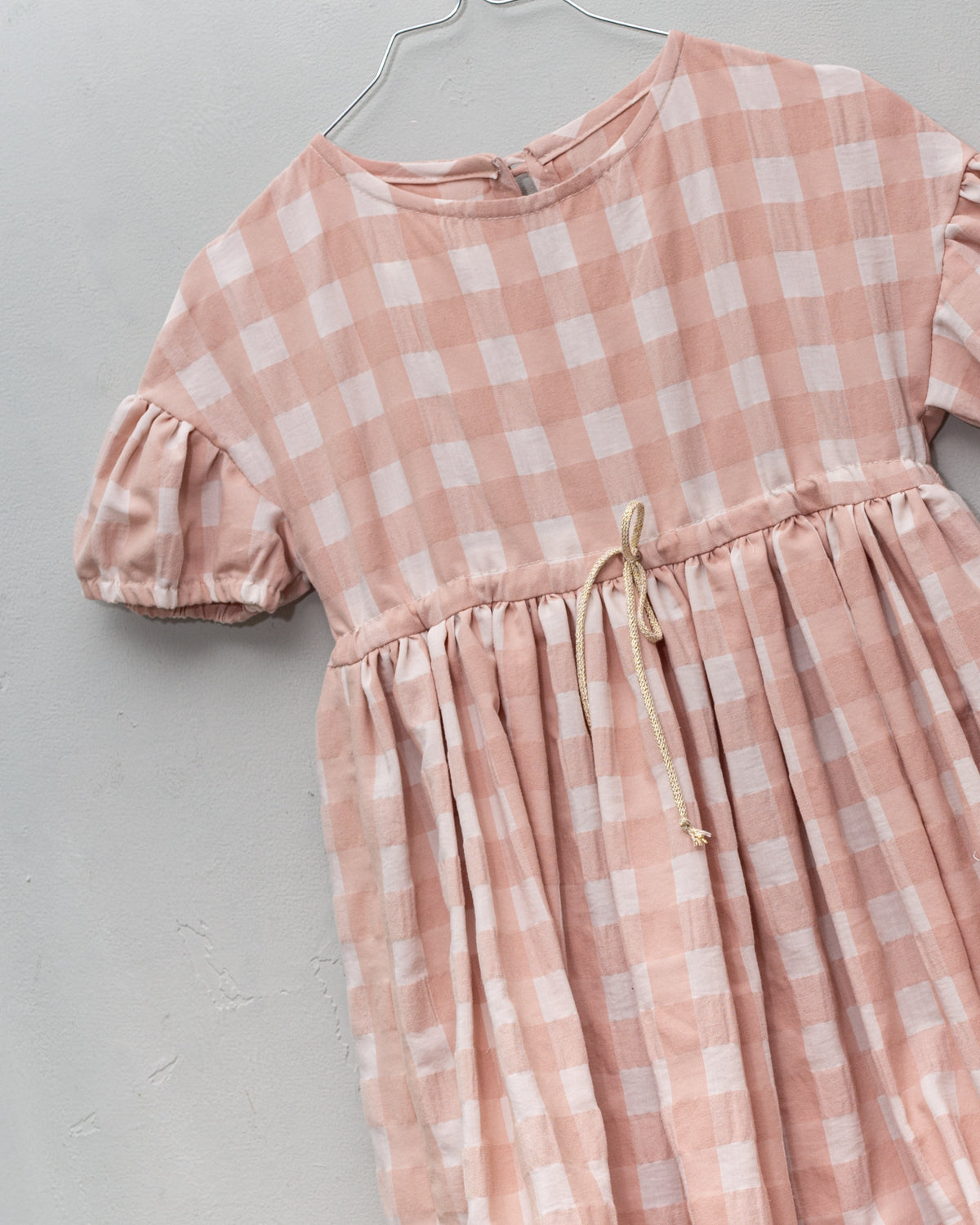 Alice Dress Vichy Pink Dresses Cosmosophie 