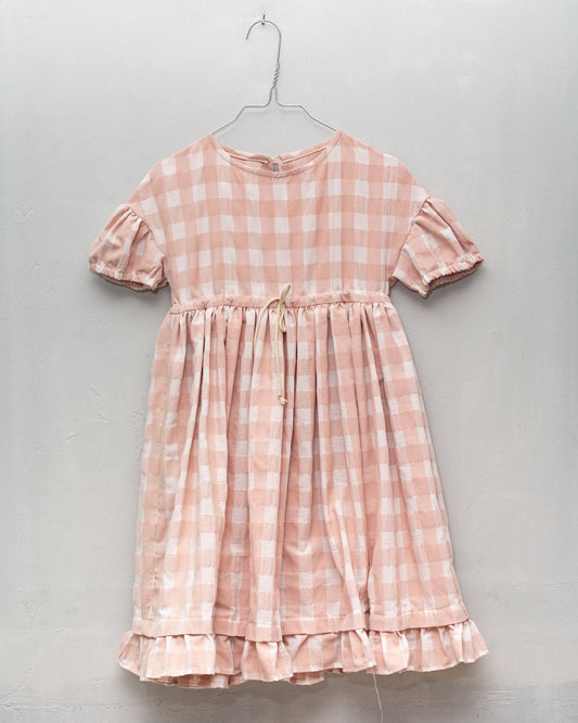 Alice Dress Vichy Pink Dresses Cosmosophie 