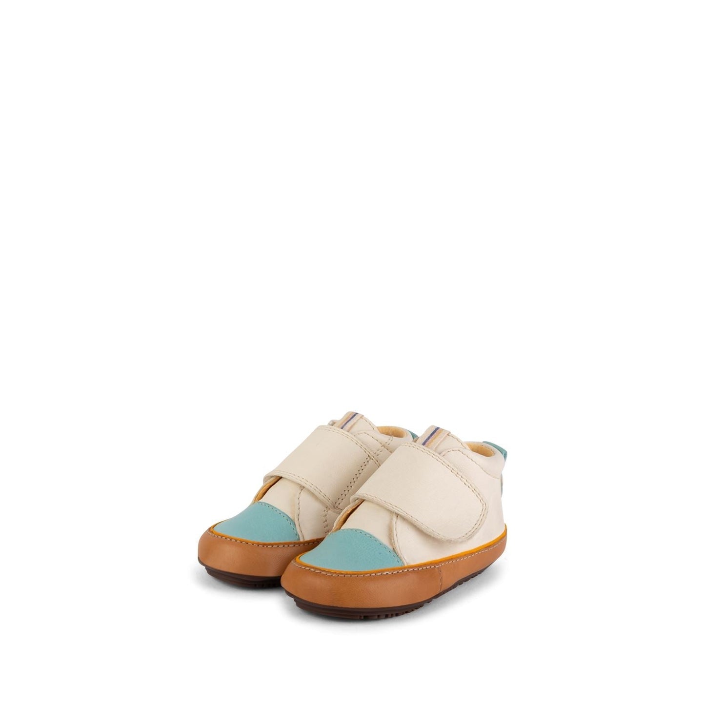 Aqua/Cream Strap Sneaker Booties Shoes & Booties Dulis Shoes 
