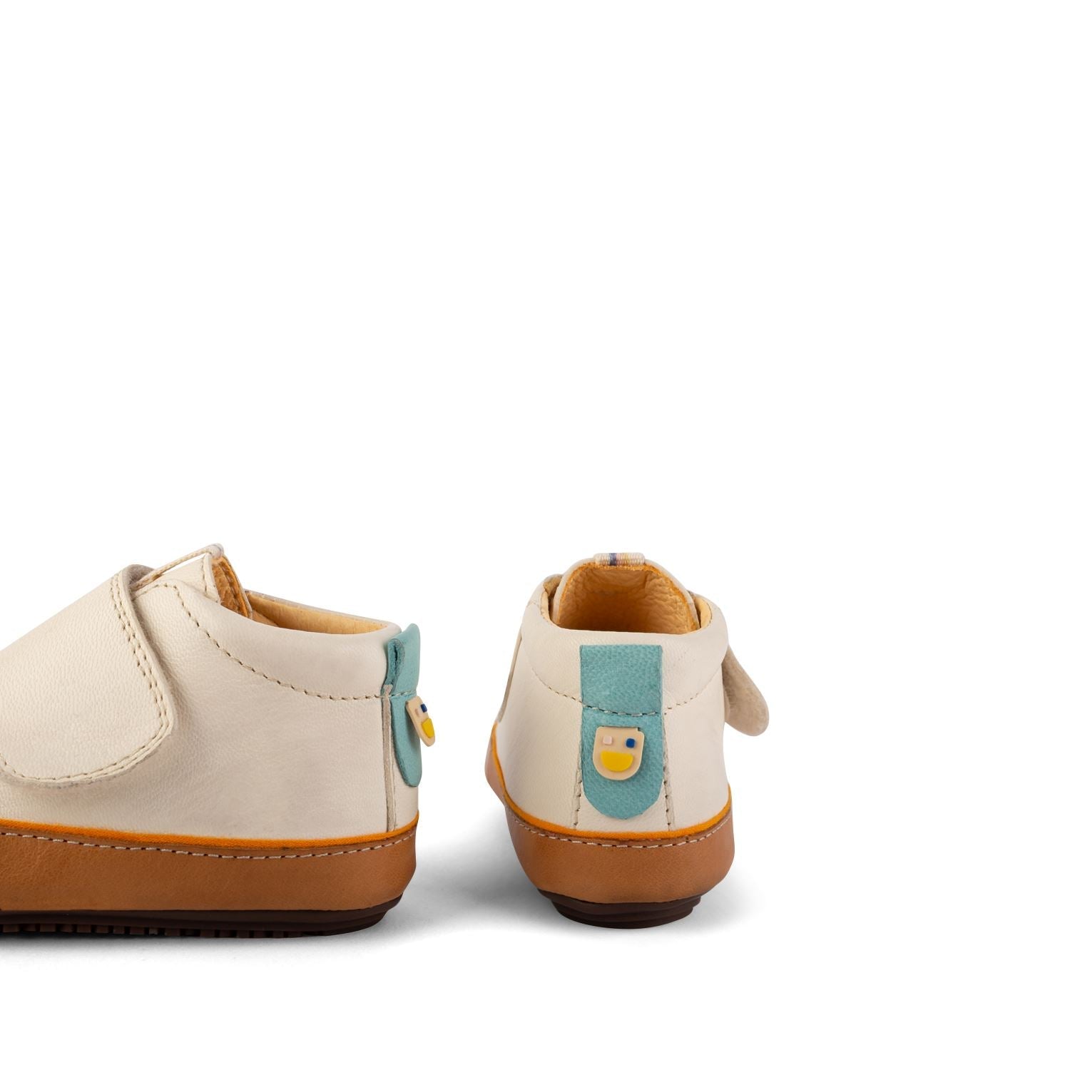 Aqua/Cream Strap Sneaker Booties Shoes & Booties Dulis Shoes 