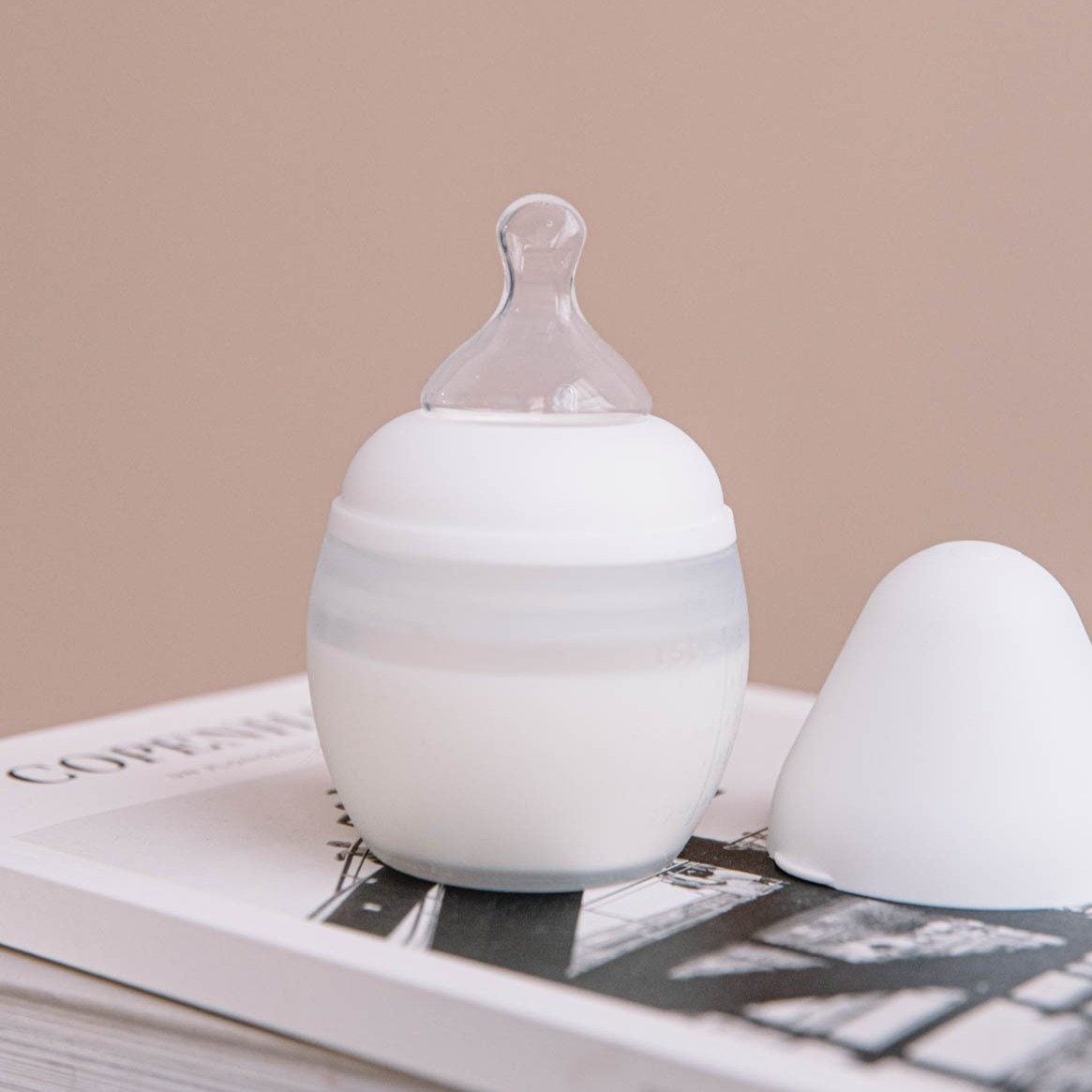 Off-White Baby Bottle - 150 ml Baby feeding Élhée 