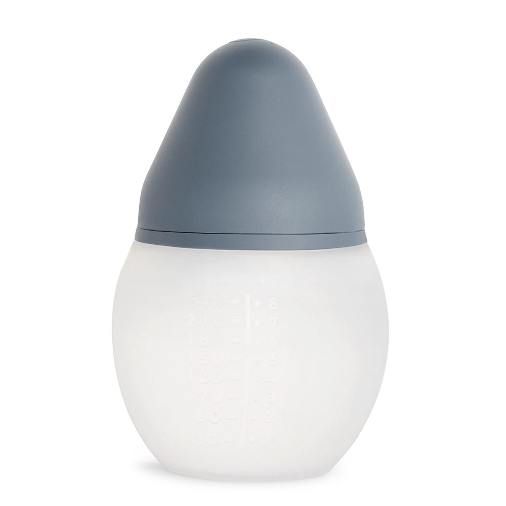 Blue/Grey Baby Bottle - 240 ml Baby feeding Élhée 
