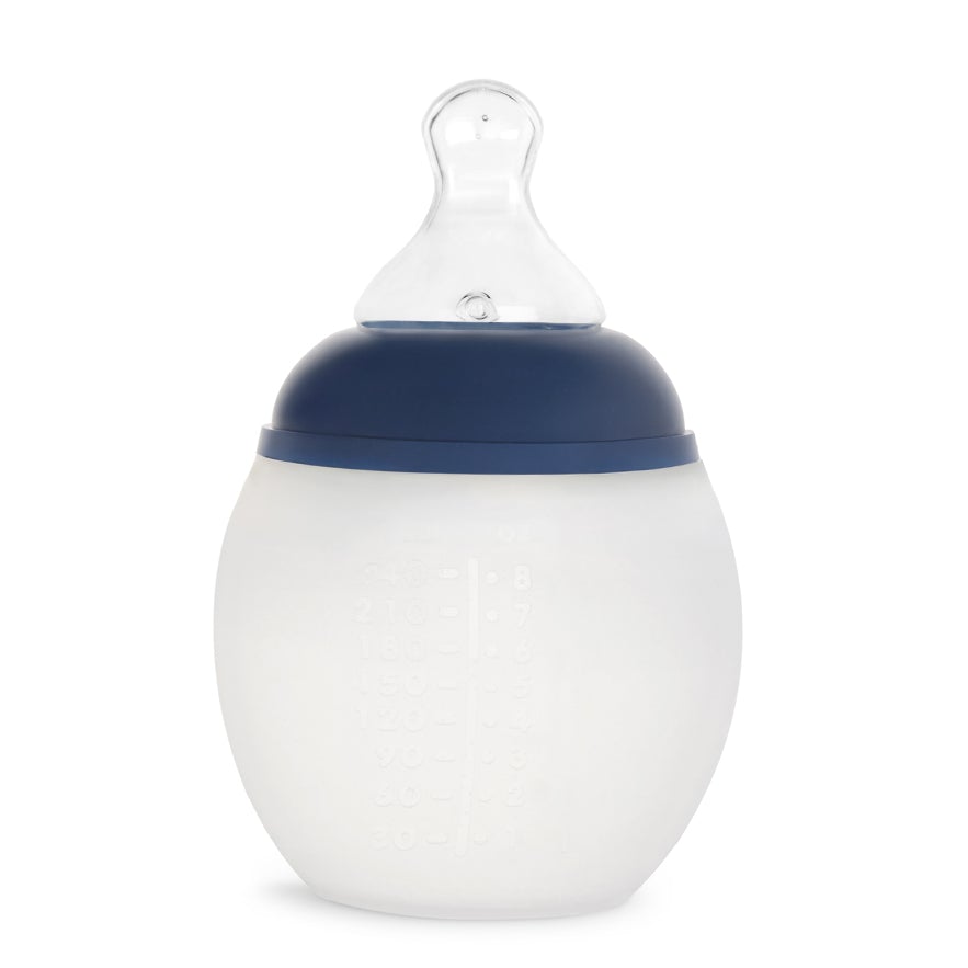 Dark Blue Baby Bottle - 240 ml Baby feeding Élhée 