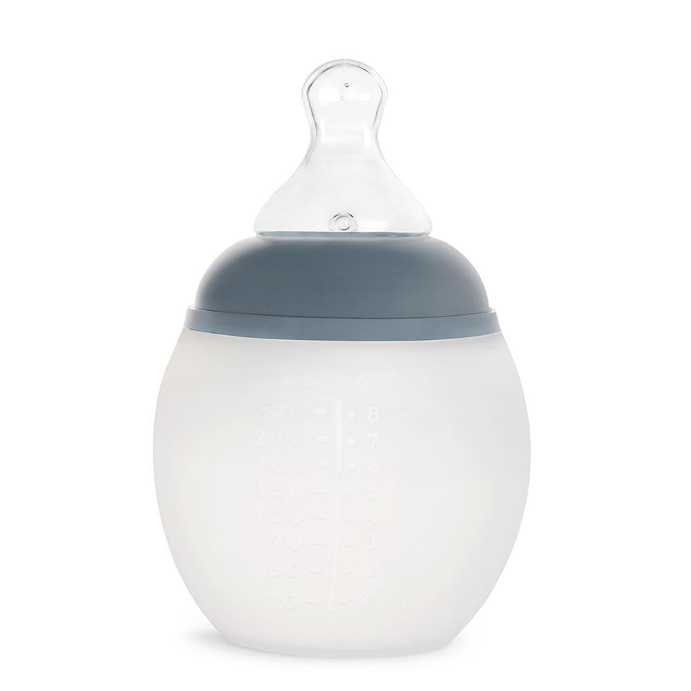 Blue/Grey Baby Bottle - 240 ml Baby feeding Élhée 