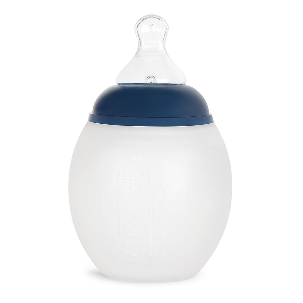 Dark Blue Baby Bottle - 330 ml Baby feeding Élhée 