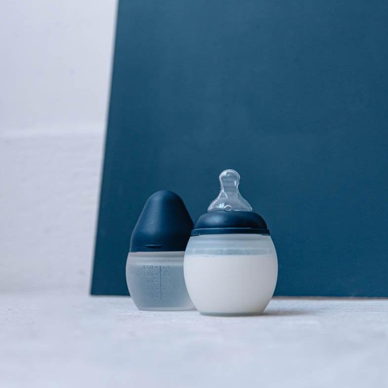 Dark Blue Baby Bottle - 150 ml Baby feeding Élhée 