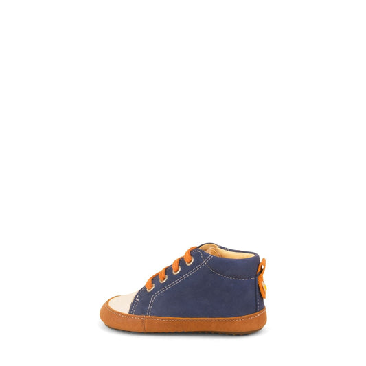 Sneaker Booties - Blue & Orange Shoes & Booties Dulis Shoes 