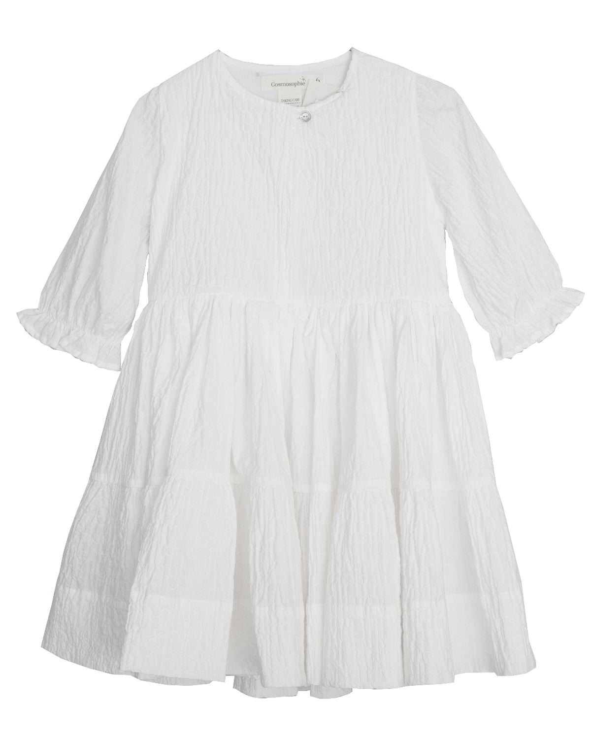Cala Womens Dress White Womenswear Cosmosophie 