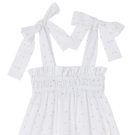Nightdress White polka-dots
